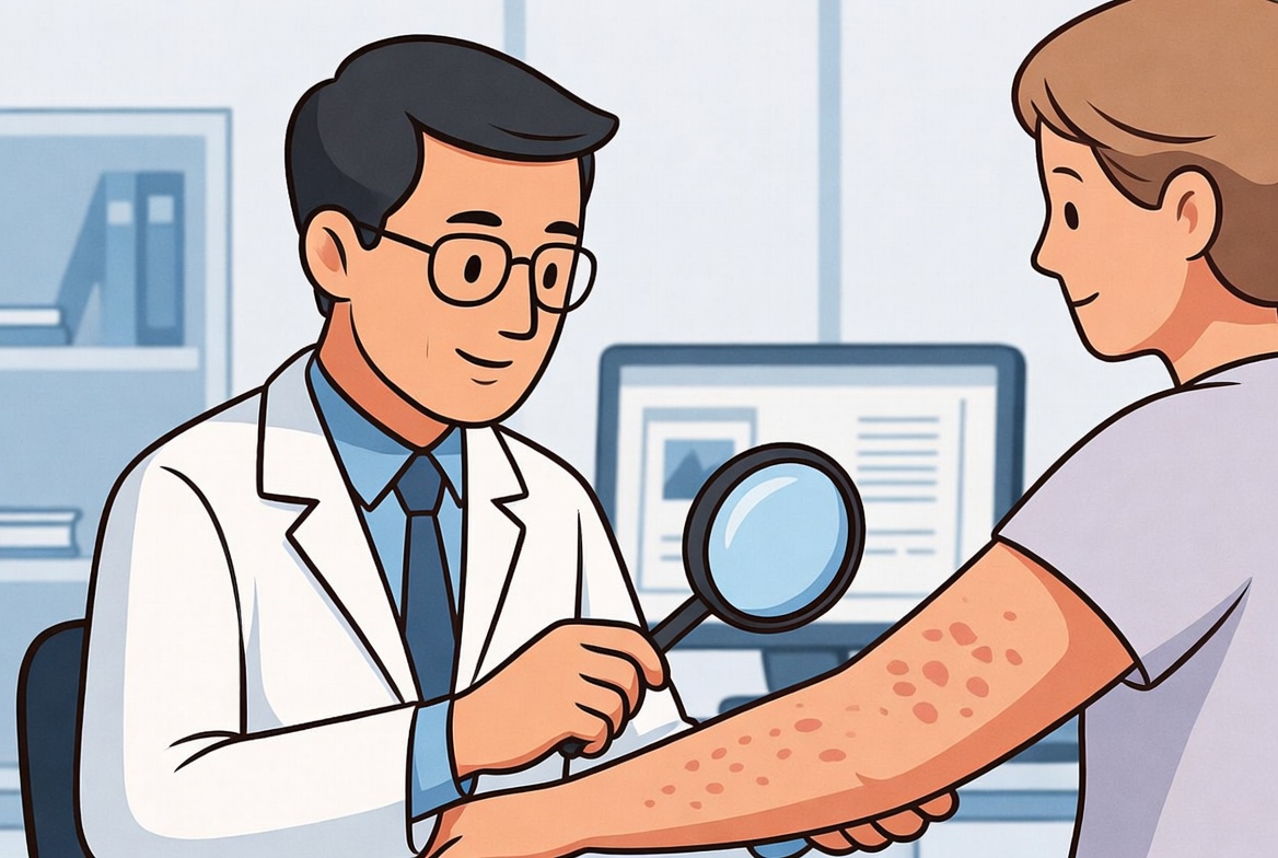 Dermatology illustration