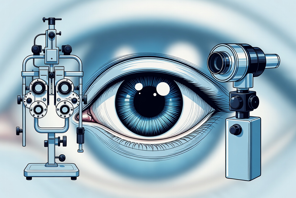 Ophthalmology illustration